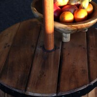 Beistelltisch Fass Sonnenschirmständer 60 cm außen Handarbeit