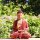 Buddha Figur Suarholz 30 cm Vitarka Mudra Handgeschnitzt