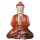 Statue Buddha Anjali Mudra 30 cm Suarholz handgeschnitzt