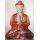 Statue Buddha Anjali Mudra 30 cm Suarholz handgeschnitzt