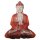 Buddha Statue Anjali Mudra 30 cm Suarholz handgeschnitzt Deko