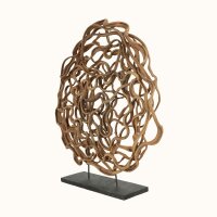 Dekostatue Teak Wurzelholz Handarbeit Unikat Java