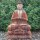 Statue Buddha 25cm Suarholz Anjali Mudra handgeschnitzt