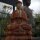 Statue Buddha 25cm Suarholz Anjali Mudra handgeschnitzt
