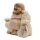 Figur Lachender Buddha 30 cm Suarholz getüncht Handarbeit