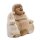 Figur Lachender Buddha 30 cm Suarholz getüncht Handarbeit