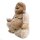 Statue Lachender Buddha 50 cm Handarbeit Suarholz getüncht