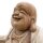 Statue Lachender Buddha 50 cm Handarbeit Suarholz getüncht