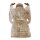 Statue Buddha Suarholz 40 cm getüncht Deko Handgeschnitzt