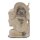 Staute Buddha Suarholz 30 cm getüncht Deko Handgeschnitzt