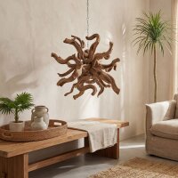 Hängedeko Teak Wurzelholz B: 40 cm Handarbeit Unikat
