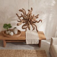 Hängedeko Teak Wurzelholz B: 40 cm Handarbeit Unikat