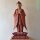 Statue Buddha 100 cm hoch Suarholz Anjali Mudra Handarbeit