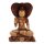 Statue Figur Suarholz 50cm Shiva mit Kobra Handgeschnitzt Deko