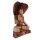 Statue Figur Suarholz 50cm Shiva mit Kobra Handgeschnitzt Deko