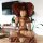 Statue Figur Suarholz 50cm Shiva mit Kobra Handgeschnitzt Deko