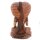 Statue Figur Suarholz 50cm Shiva mit Kobra Handgeschnitzt Deko