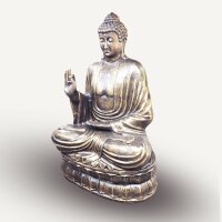 Statue Garten 200 cm XXL Faserzement Buddha Abhaya Mudra