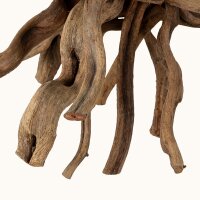 Hängedeko Teak Wurzelholz B: 50 cm Unikat Handarbeit
