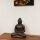 Gartenfigur Buddha 96 cm in Gold antik Faserzement Handarbeit