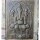 Wandbild Ganesha 100 x 70c m Handarbeit Faserzement in Gold