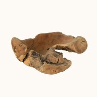 Dekoschale massives Wurzelholz Teak Unikat Handarbeit Java