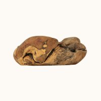 Dekoschale massives Wurzelholz Teak Unikat Handarbeit Java