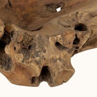 Dekoschale massives Wurzelholz Teak Unikat Handarbeit Java