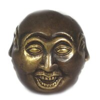 Dekofigur Buddha 4 Gesichter 6 cm Messing Handarbeit Feng...