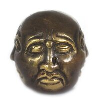 Dekofigur Buddha 4 Gesichter 6 cm Messing Handarbeit Feng...