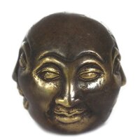 Dekofigur Buddha 4 Gesichter 6 cm Messing Handarbeit Feng Shui