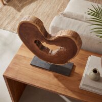 Dekostatue massives Teakholz Unikat Handarbeit Java