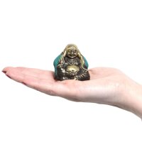 Figuren 3er Set Buddha Messing 4 cm Drei Affen Pose Handarbeit