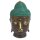 Statue Buddha Messing massiv Handarbeit 15 cm hoch