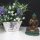 Statue Deko Buddha 10 cm hoch Abhaya Mudra Messing massiv