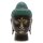 Deko Statue Buddha Kopf Messing massiv 14,5 cm hoch Feng Shui