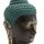Deko Statue Buddha Kopf Messing massiv 14,5 cm hoch Feng Shui
