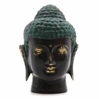 Deko Figur Buddha Kopf Messing Antik 10cm Handarbeit Feng...