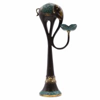 Halter für Räucherkerzen 23 cm Messing Elefant...