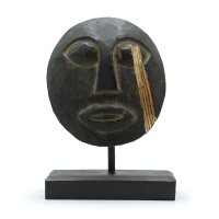 Stammesmaske Indonesien Timor Schwarz 27 cm Deko Albesia...