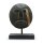 Stammesmaske Indonesien Timor Schwarz 27 cm Deko Albesia Holz