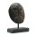 Stammesmaske Indonesien Timor Schwarz 27 cm Deko Albesia Holz