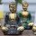Figuren Buddha 6er Set H: 4 cm klein in Gold Bunt Handbemalt