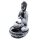 Dekofigur Buddha 9 cm Weiß Handbemalt Resin Anjali Mudra