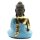 Statue Deko Buddha Resin 22 cm Handbemalt Varada Mudra