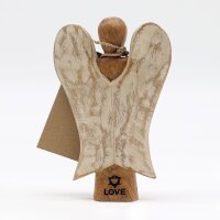 Deko Hati-Hati Engel Figur 15 cm hoch Suarholz Handarbeit