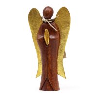 Deko Statue Hati-Hati Engel 20 cm hoch Suarholz Handarbeit
