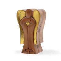 Dekofigur mit Geheimfach 14 cm Hati-Hati Engel Suarholz