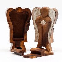 Deko Figur mit Geheimfach 14 cm Hati-Hati Engel Suarholz