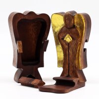 Deko Statue mit Geheimfach 14 cm Hati-Hati Engel Suarholz